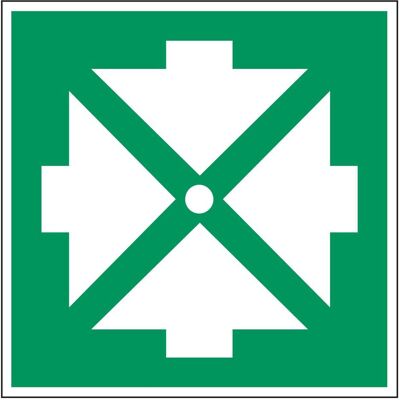 Brady, Sicherheitskennzeichnung, PIC 382-600X600-B7527, Fluchtwegkennzeichnung - Sammelstelle Brady, Sicherheitskennzeichnung, PIC 382-600X600-B7527, Fluchtwegkennzeichnung - Sammelstelle
