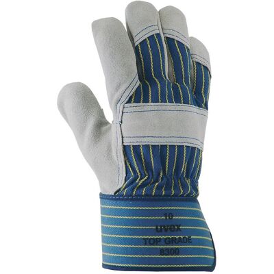 Uvex, Schutzhandschuhe, Schutzhandschuh top grade 8300, Rindspaltleder/Baumwolle, EN 388: 4144 X, Gelenk- u. Knöchel... (10) Uvex, Schutzhandschuhe, Schutzhandschuh top grade 8300, Rindspaltleder/Baumwolle, EN 388: 4144 X, Gelenk- u. Knöchel... (10)