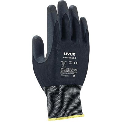 Uvex, Schutzhandschuhe, Montagehandschuhe unilite 6605, Polyamid/Nitrilschaum, EN 388: 4122, atmungsaktiv, versch. G... (8) Uvex, Schutzhandschuhe, Montagehandschuhe unilite 6605, Polyamid/Nitrilschaum, EN 388: 4122, atmungsaktiv, versch. G... (8)
