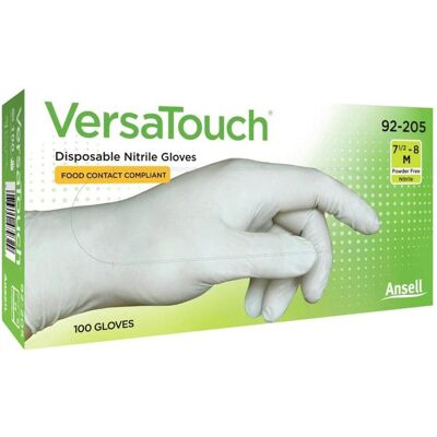 Magni, Schutzhandschuhe, Ansell VersaTouch 92-205 Latexfreie Einweghandschuhe, Lebensmittel Handschuhe Puderfrei, Einmalhands (10, 9.5, XL) Magni, Schutzhandschuhe, Ansell VersaTouch 92-205 Latexfreie Einweghandschuhe, Lebensmittel Handschuhe Puderfrei, Einmalhands (10, 9.5, XL)