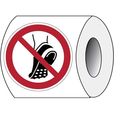 Brady, Sicherheitskennzeichnung, ISO 7010 PIC P035 B-7541 ISO Sicherheitskennzeichnung - Keine Schuhe mit Metallstollen tra Brady, Sicherheitskennzeichnung, ISO 7010 PIC P035 B-7541 ISO Sicherheitskennzeichnung - Keine Schuhe mit Metallstollen tra