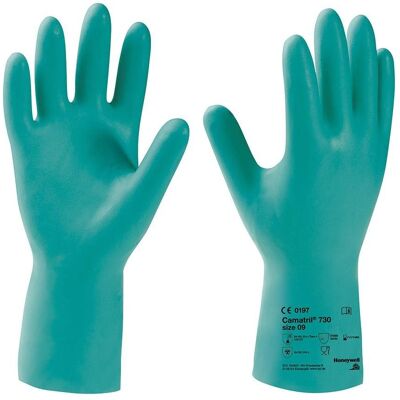 Honeywell, Schutzhandschuhe, Chemikalienhandschuhe Camatril 730 Grösse 8 grün EN 388, EN 374 PSA-Kategorie III (8) Honeywell, Schutzhandschuhe, Chemikalienhandschuhe Camatril 730 Grösse 8 grün EN 388, EN 374 PSA-Kategorie III (8)