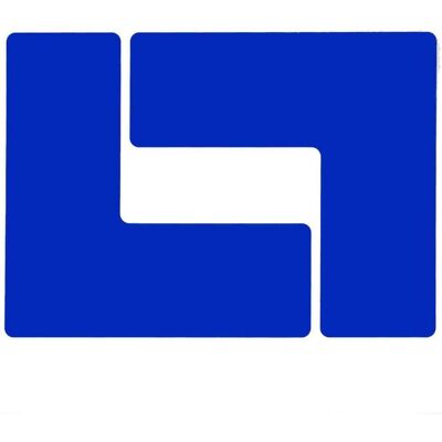 Brady, Sicherheitskennzeichnung, B-514, ToughStripe, Bodenmarkierung L-Form, Polyester, Blau, 76,2 x 203,2mm (1 VE = 20 Stück Brady, Sicherheitskennzeichnung, B-514, ToughStripe, Bodenmarkierung L-Form, Polyester, Blau, 76,2 x 203,2mm (1 VE = 20 Stück