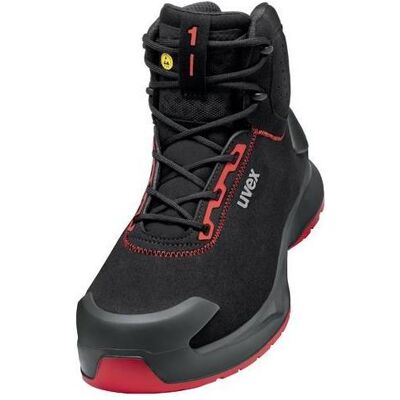 Uvex, Sicherheitsschuhe, 1 x-craft Stiefel S3L 68042 schwarz, rot Weite 11 Grösse 52 (52) Uvex, Sicherheitsschuhe, 1 x-craft Stiefel S3L 68042 schwarz, rot Weite 11 Grösse 52 (52)