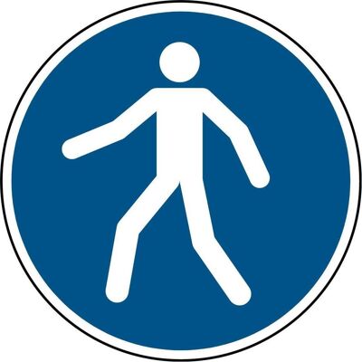 Brady, Sicherheitskennzeichnung, ISO-Sicherheitsschild - Für Fussgänger Brady, Sicherheitskennzeichnung, ISO-Sicherheitsschild - Für Fussgänger