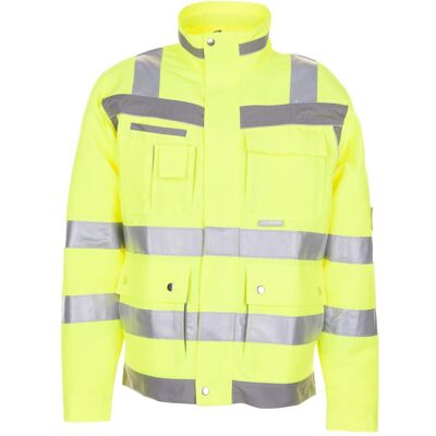 Planam, Arbeitsjacke, Warnschutz Blouson Plaline gelb/zink 58 (58) Planam, Arbeitsjacke, Warnschutz Blouson Plaline gelb/zink 58 (58)