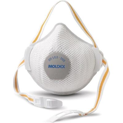 Moldex, Atemschutzmaske, Atemschutzmaske Air Plus ProValve 340801 FFP3 / V R D mit Ausatemventil (FFP3, 5x) Moldex, Atemschutzmaske, Atemschutzmaske Air Plus ProValve 340801 FFP3 / V R D mit Ausatemventil (FFP3, 5x)