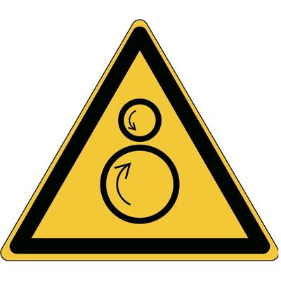 Brady, Sicherheitskennzeichnung, Warning Counter rotating Brady, Sicherheitskennzeichnung, Warning Counter rotating