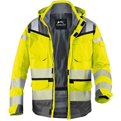 Kübler, Arbeitsjacke, unisex Warnjacke Winter REFLECTIQ warngelb, anthrazit Grösse XS (XS) Kübler, Arbeitsjacke, unisex Warnjacke Winter REFLECTIQ warngelb, anthrazit Grösse XS (XS)