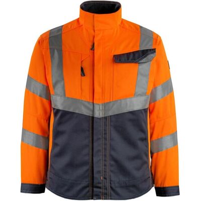Mascot, Arbeitsjacke, unisex Warnjacke Oxford orange, schwarzblau Grösse 4XL (4XL) Mascot, Arbeitsjacke, unisex Warnjacke Oxford orange, schwarzblau Grösse 4XL (4XL)