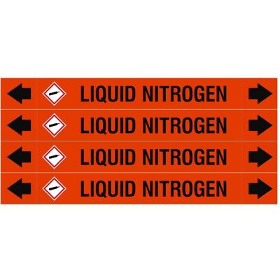 Brady, Sicherheitskennzeichnung, ASME - Rohrmarkierer - Liquid Nitrogen Brady, Sicherheitskennzeichnung, ASME - Rohrmarkierer - Liquid Nitrogen
