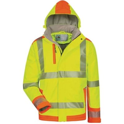 Elysee, Arbeitsjacke, Warnschutz-Softshelljacke Rickmer Grösse XL gelb/orange (XL) Elysee, Arbeitsjacke, Warnschutz-Softshelljacke Rickmer Grösse XL gelb/orange (XL)