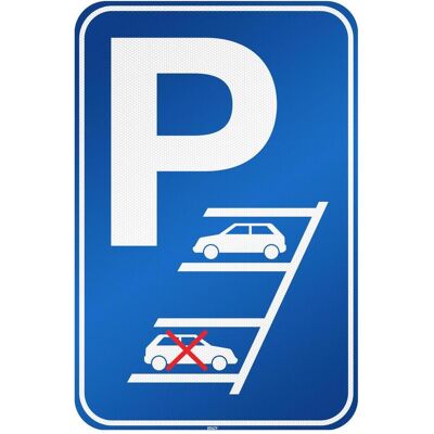Brady, Sicherheitskennzeichnung, I/EVP14/RFL-390X590-1, Parkschild - Nur rückwärts einparken Brady, Sicherheitskennzeichnung, I/EVP14/RFL-390X590-1, Parkschild - Nur rückwärts einparken