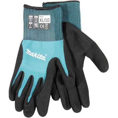 Makita, Schutzhandschuhe, Knitfit Cut Level 1 Dipped Glovesxl (10, XL) Makita, Schutzhandschuhe, Knitfit Cut Level 1 Dipped Glovesxl (10, XL)