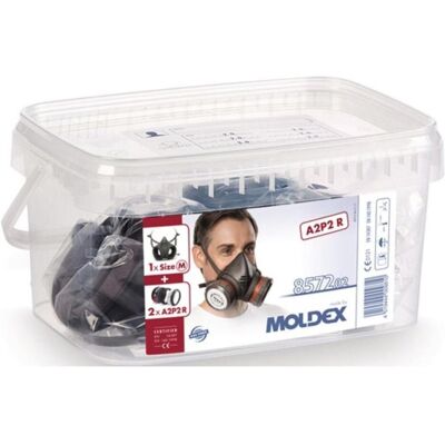 Moldex, Atemschutzmaske, Atemschutzbox 857202 A2P2 R D – Ser.8000 1x800201,2x807001,2x850001,2x809001 (1x) Moldex, Atemschutzmaske, Atemschutzbox 857202 A2P2 R D – Ser.8000 1x800201,2x807001,2x850001,2x809001 (1x)