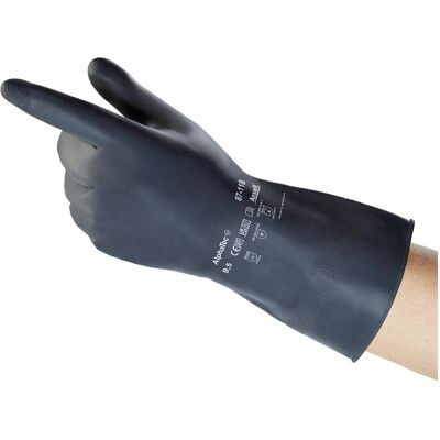 Ansell, Schutzhandschuhe, 87118075 AlphaTec Naturlatex Chemiekalienhandschuh Grösse (Handschuhe): 7. (7) Ansell, Schutzhandschuhe, 87118075 AlphaTec Naturlatex Chemiekalienhandschuh Grösse (Handschuhe): 7. (7)