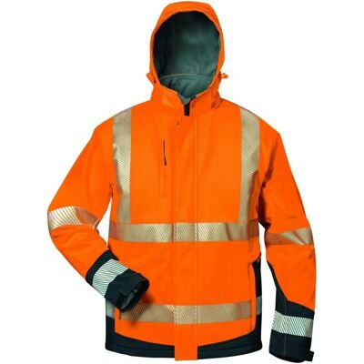 Elysee, Arbeitsjacke, Warnschutz-Softshelljacke Lukas Grösse XL orange/schwarz (XL) Elysee, Arbeitsjacke, Warnschutz-Softshelljacke Lukas Grösse XL orange/schwarz (XL)