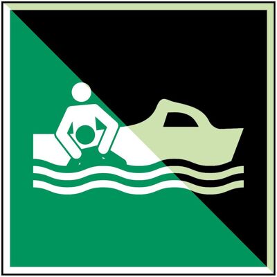 Brady, Sicherheitskennzeichnung, ISO-Sicherheitsschild - Seenotrettungsboot Brady, Sicherheitskennzeichnung, ISO-Sicherheitsschild - Seenotrettungsboot