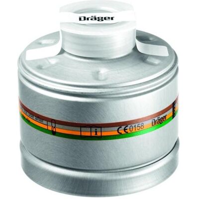 Dräger, Atemschutzmaske, Wechselfilter (A2BEK1P, 1x) Dräger, Atemschutzmaske, Wechselfilter (A2BEK1P, 1x)