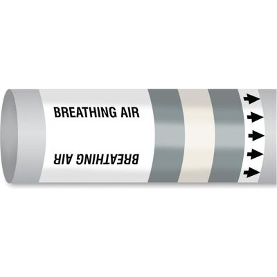 Brady, Sicherheitskennzeichnung, B-7541, ISO 14726 IMO Rohrmarkierer - Atemluft, Polyester, Grau/Weiss/Grau, glänzend, 400.00 Brady, Sicherheitskennzeichnung, B-7541, ISO 14726 IMO Rohrmarkierer - Atemluft, Polyester, Grau/Weiss/Grau, glänzend, 400.00