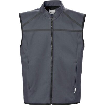 Fristads, Arbeitsjacke, softshelljas Fusion mouwloos kleur donkergrijs maat S 100% polyester. (S) Fristads, Arbeitsjacke, softshelljas Fusion mouwloos kleur donkergrijs maat S 100% polyester. (S)