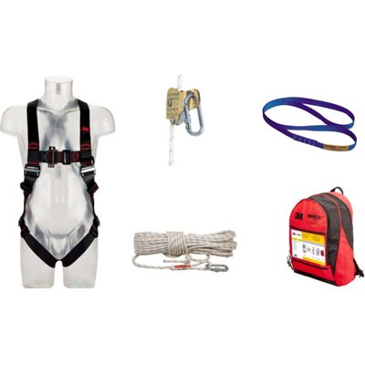 3M Absturzsicherung, Absturzsicherungs-Set Vertikal (Auffanggurt, 140 kg) 3M Absturzsicherung, Absturzsicherungs-Set Vertikal (Auffanggurt, 140 kg)