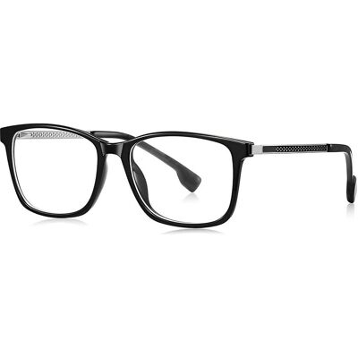 Techsuit, Computerbrille, - Anti-Blue Light Glasses Reflex PC (LS202) - for Women, Flat-Top - Black Techsuit, Computerbrille, - Anti-Blue Light Glasses Reflex PC (LS202) - for Women, Flat-Top - Black
