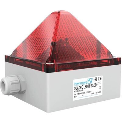 Pfannenberg, Personenschutz, QUADRO LED-HI-3G/3D HV RDDauerleuchten 21108645009 Pfannenberg, Personenschutz, QUADRO LED-HI-3G/3D HV RDDauerleuchten 21108645009