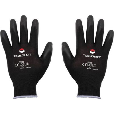 Toolcraft, Schutzhandschuhe, Polyester-Schutzhandschuhe mit PU-Beschichtung Grösse 9 (9) Toolcraft, Schutzhandschuhe, Polyester-Schutzhandschuhe mit PU-Beschichtung Grösse 9 (9)