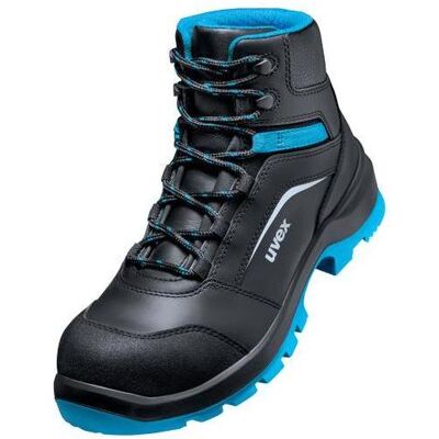 Uvex, Sicherheitsschuhe, Stiefel 9556 schwarz/blau PUR (S3, 36) Uvex, Sicherheitsschuhe, Stiefel 9556 schwarz/blau PUR (S3, 36)
