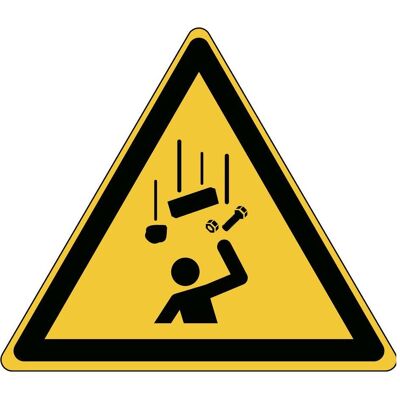 Brady, Sicherheitskennzeichnung, ISO-Sicherheitsschild - Herabfallende Gegenstände Brady, Sicherheitskennzeichnung, ISO-Sicherheitsschild - Herabfallende Gegenstände