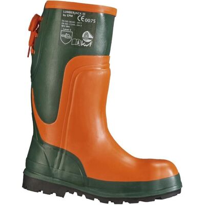 Feldtmann, Sicherheitsschuhe, Forstsicherheitsstiefel Ulme Grösse 41 oliv/orange Naturkautschuk SB E SRA EN ISO 20345 (SB, 41) Feldtmann, Sicherheitsschuhe, Forstsicherheitsstiefel Ulme Grösse 41 oliv/orange Naturkautschuk SB E SRA EN ISO 20345 (SB, 41)