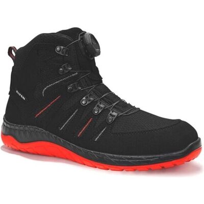 Elten, Sicherheitsschuhe, Sicherheits-Hochschuh S3 ESD Maddox Boa black/red mid Gr.45 (S3, 45) Elten, Sicherheitsschuhe, Sicherheits-Hochschuh S3 ESD Maddox Boa black/red mid Gr.45 (S3, 45)