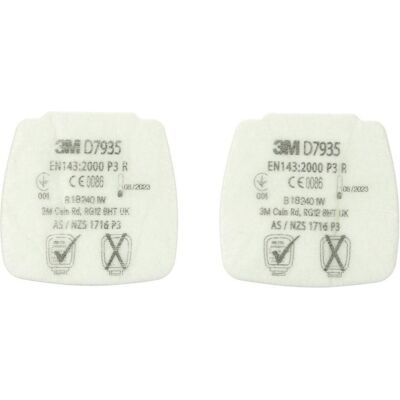 3M Atemschutzmaske, Feinstaubvliesfilter D7935 EN143:2000/A1:2006 P3R passend für Serie Secure Click (P3R D, 1x) 3M Atemschutzmaske, Feinstaubvliesfilter D7935 EN143:2000/A1:2006 P3R passend für Serie Secure Click (P3R D, 1x)
