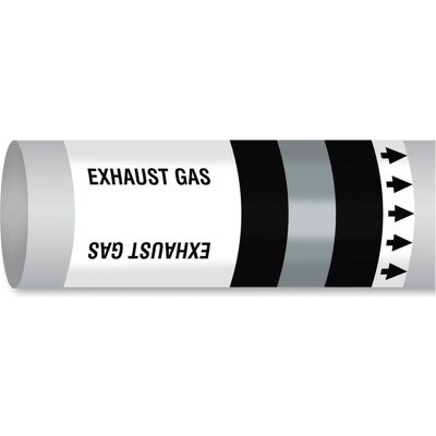 Brady, Sicherheitskennzeichnung, B-7541, ISO 14726 IMO Rohrmarkierer - Exhaust Gas (Abgase aus Verbrennungsmotoren, Boilern u Brady, Sicherheitskennzeichnung, B-7541, ISO 14726 IMO Rohrmarkierer - Exhaust Gas (Abgase aus Verbrennungsmotoren, Boilern u