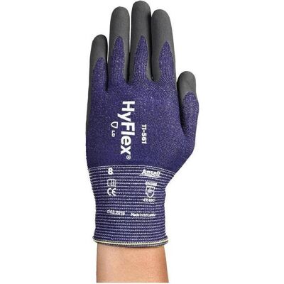 Ansell, Schutzhandschuhe, Schnittschutzhandschuhe HyFlex 11-561 Grösse 12 grau/blau EN 388 PSA-Kategorie II (12) Ansell, Schutzhandschuhe, Schnittschutzhandschuhe HyFlex 11-561 Grösse 12 grau/blau EN 388 PSA-Kategorie II (12)
