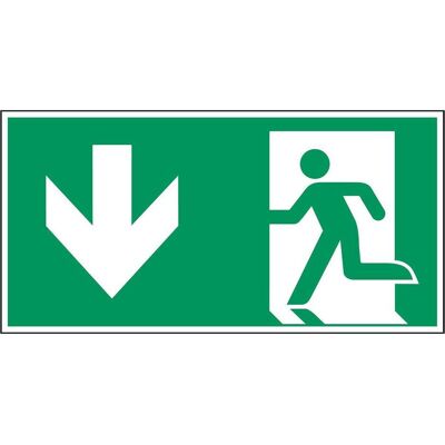 Brady, Sicherheitskennzeichnung, E/A180/E001/NT-SA-297x148/1-B, B-7541, Rettungsweg (links) Brady, Sicherheitskennzeichnung, E/A180/E001/NT-SA-297x148/1-B, B-7541, Rettungsweg (links)