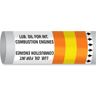 Brady, Sicherheitskennzeichnung, B-7541, ISO 14726 IMO Rohrmarkierer - Lub.oil for int. Combustion engines (Öl zum Schmieren Brady, Sicherheitskennzeichnung, B-7541, ISO 14726 IMO Rohrmarkierer - Lub.oil for int. Combustion engines (Öl zum Schmieren