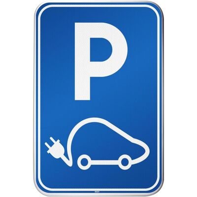 Brady, Sicherheitskennzeichnung, Parkschild für Elektrofahrzeuge - Parkplatz für das Aufladen Ihres Elektroautos reserviert Brady, Sicherheitskennzeichnung, Parkschild für Elektrofahrzeuge - Parkplatz für das Aufladen Ihres Elektroautos reserviert