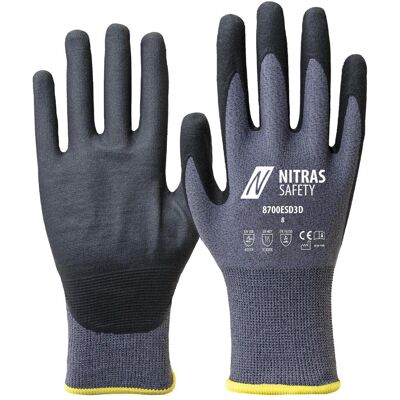 Nitras, Schutzhandschuhe, 8700ESD3D (10) Nitras, Schutzhandschuhe, 8700ESD3D (10)