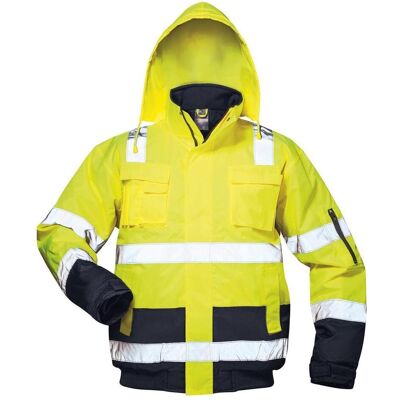Magni, Arbeitsjacke, Elysee Warnschutz Pilotjacke "Axel" Grösse, 1 Stück, 3XL, gelb/blau, 23544-3XL (3XL) Magni, Arbeitsjacke, Elysee Warnschutz Pilotjacke "Axel" Grösse, 1 Stück, 3XL, gelb/blau, 23544-3XL (3XL)