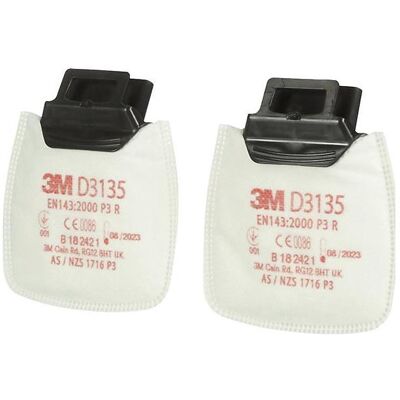 3M Atemschutzmaske, Secure Click™ Partikelfilter D3135 (P3 R, 10x) 3M Atemschutzmaske, Secure Click™ Partikelfilter D3135 (P3 R, 10x)