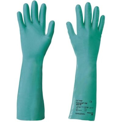 Honeywell, Schutzhandschuhe, Handschuh Camatril 732, 400 mm,Gr.10,grün (10) Honeywell, Schutzhandschuhe, Handschuh Camatril 732, 400 mm,Gr.10,grün (10)