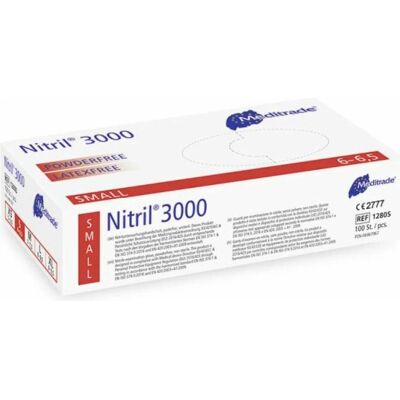 Meditrade, Schutzhandschuhe, Nitril 3000 Nitrilhandschuhe weiss (S) Meditrade, Schutzhandschuhe, Nitril 3000 Nitrilhandschuhe weiss (S)
