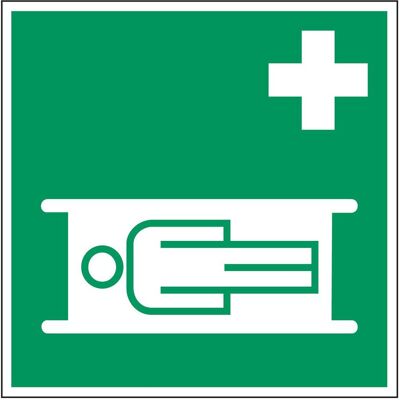 Brady, Sicherheitskennzeichnung, PIC 355-148X148-B7541, Rettungseinrichtungen - Krankentrage Brady, Sicherheitskennzeichnung, PIC 355-148X148-B7541, Rettungseinrichtungen - Krankentrage