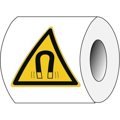 Brady, Sicherheitskennzeichnung, ISO 7010 PIC W006 B-7541 ISO Sicherheitskennzeichnung - Warnung vor magnetischem Feld Lam Brady, Sicherheitskennzeichnung, ISO 7010 PIC W006 B-7541 ISO Sicherheitskennzeichnung - Warnung vor magnetischem Feld Lam