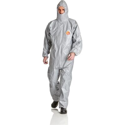 Dupont, Arbeitsjacke, Schutzoverall Typ 3/4/5/6 Tychem 6000 F, grau, Unisex-Grösse: 3XL (3XL) Dupont, Arbeitsjacke, Schutzoverall Typ 3/4/5/6 Tychem 6000 F, grau, Unisex-Grösse: 3XL (3XL)