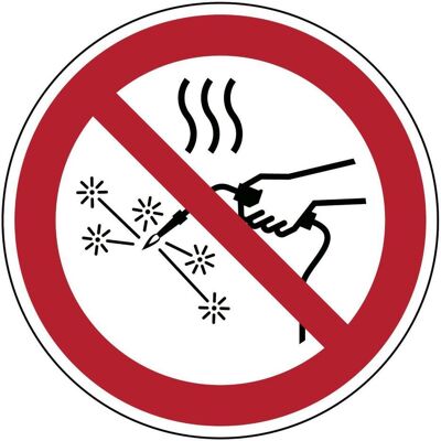 Brady, Sicherheitskennzeichnung, ISO Safety Sign - Hot works Brady, Sicherheitskennzeichnung, ISO Safety Sign - Hot works