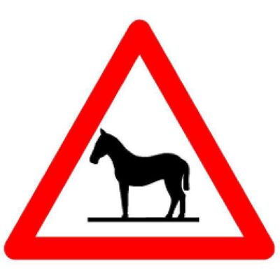 BRW, Sicherheitskennzeichnung, Signaltafel Tiere Pferd 1.25A BRW, Sicherheitskennzeichnung, Signaltafel Tiere Pferd 1.25A