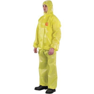 Microchem, Schutzanzug + Arbeitsoverall, Schutzoverall AlphaTec 3000 Grösse L gelb PSA-Kategorie III (L, 20x) Microchem, Schutzanzug + Arbeitsoverall, Schutzoverall AlphaTec 3000 Grösse L gelb PSA-Kategorie III (L, 20x)